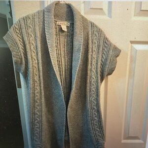 Simply Suzie grey open cardigan L